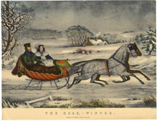 The Road – Winter
by Currier & Ives 